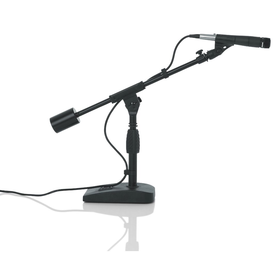 Gator Frameworks Telescoping Boom Mic Stand Desktop & Bass Drum GFW-MIC-0822 - 1